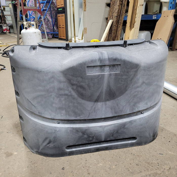 Used Propane Tank Cover - Black - Fits 20lb Steel Double Tank