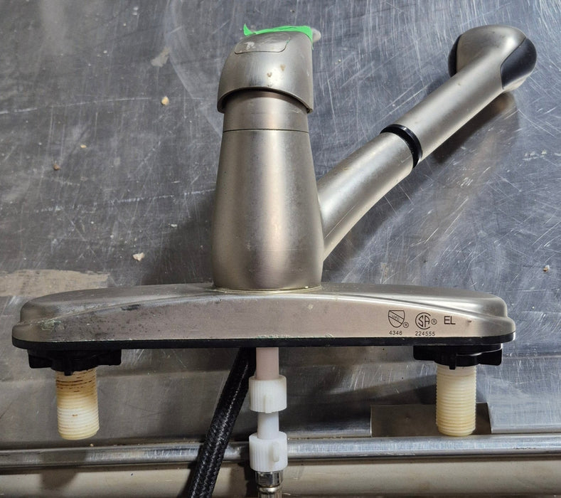 Used Pull Down Kitchen Faucet, Chrome, Chrome Lever Handle