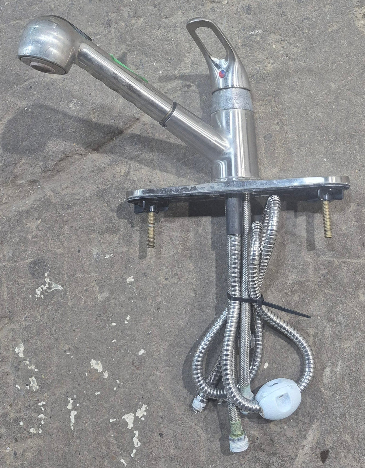 Buy Used Pull Down Kitchen Faucet Chrome with Chrome Lever Handle ...