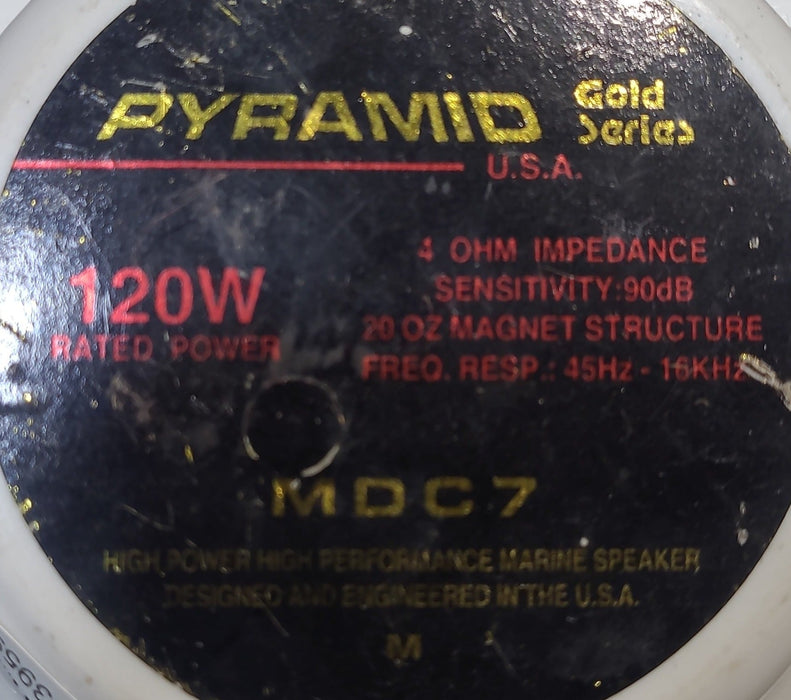 Used Pyramid Water Resistant Marine Speaker - MDC7