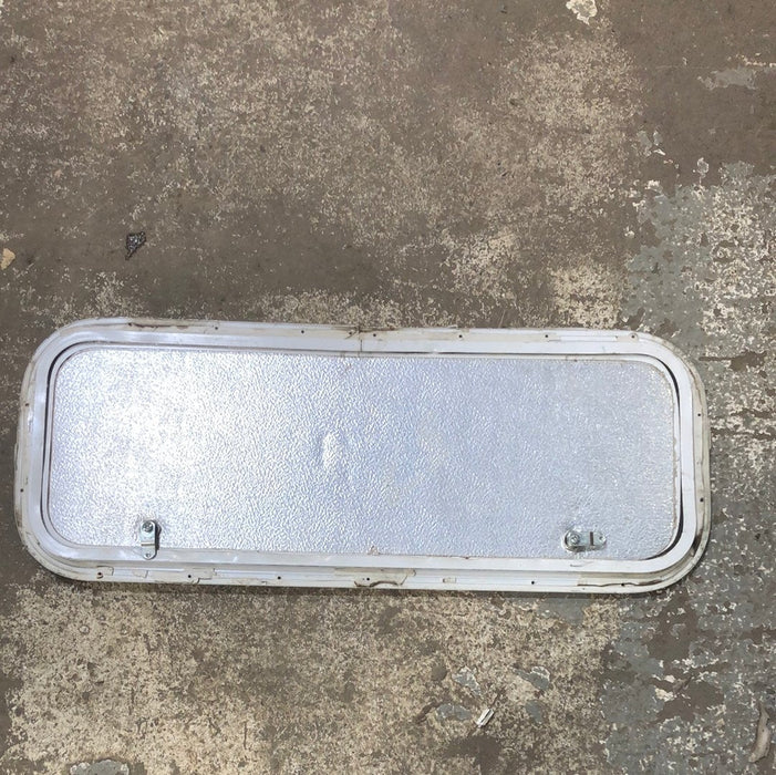 Used Radius Cargo / compartment Door 10 3/4 x 29 3/4 - Young Farts RV Parts