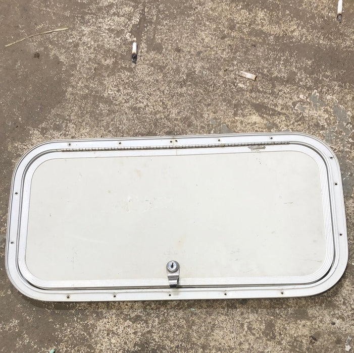 Used Radius Cargo / compartment Door 11 1/4 x 23 3/4 - Young Farts RV Parts