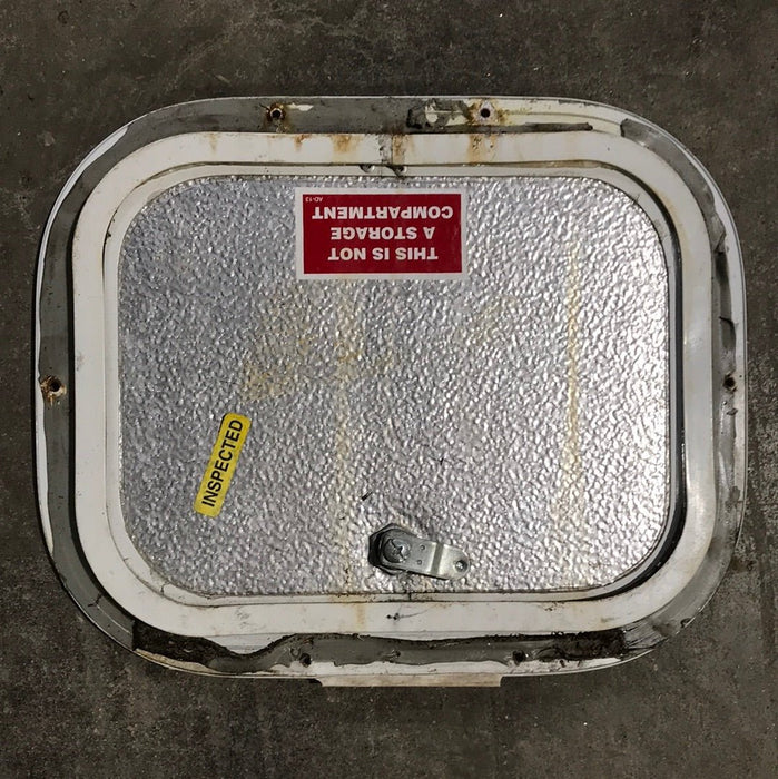 Used Radius Cargo / compartment Door 11 3/4" W x 9 1/4" L x 1/2" D
