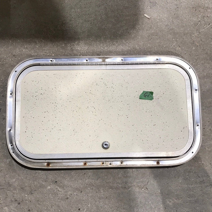 Used Radius Cargo / compartment Door 19 3/4' W x 10 3/4" H x 1/2" D