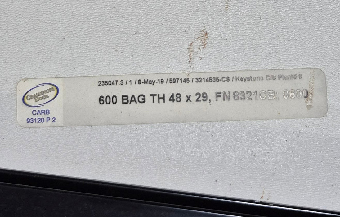 Used Radius Cargo Door 47 3/4" x 28 3/4" X 1 7/8" D