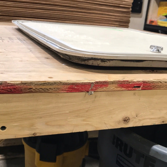 Used radius cargo doors 32 1/2" W x 23 1/2" H x 5/8" D
