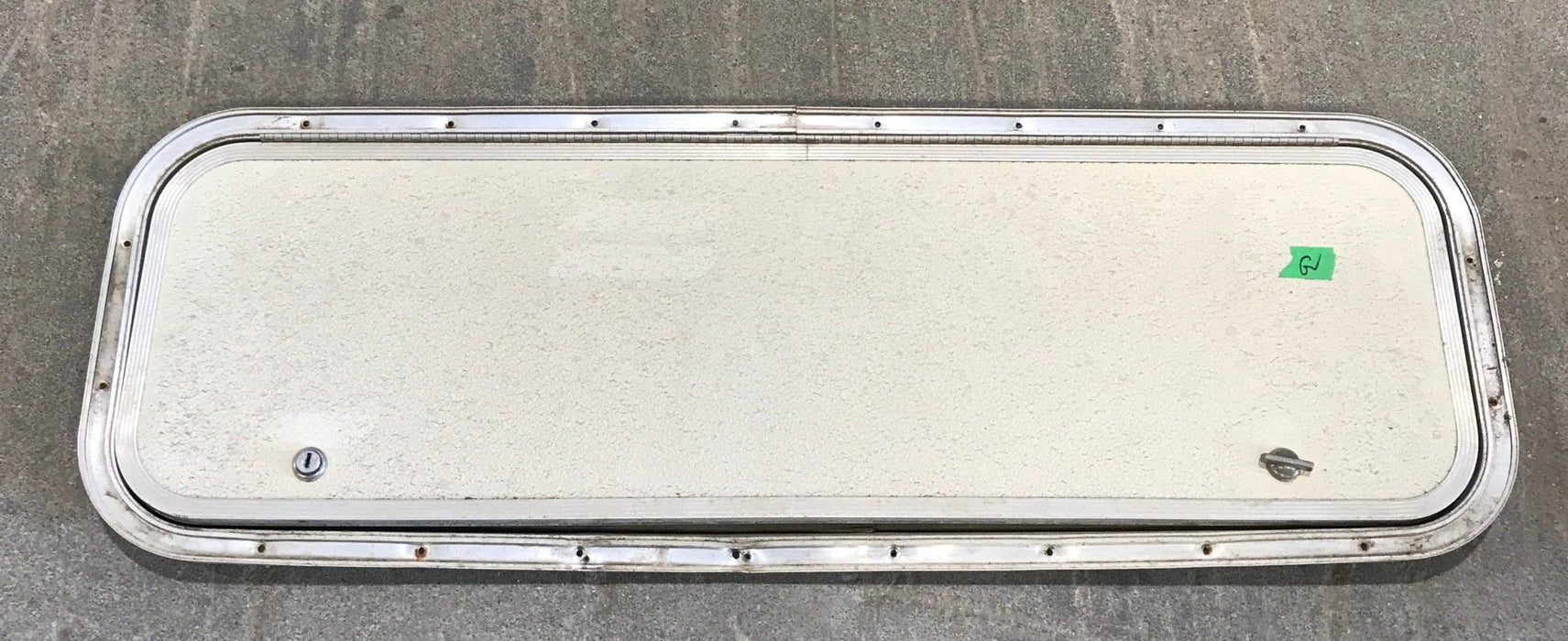 Used Radius Corner Cargo Door 35 1/2" W x 11" H x 3/4" D