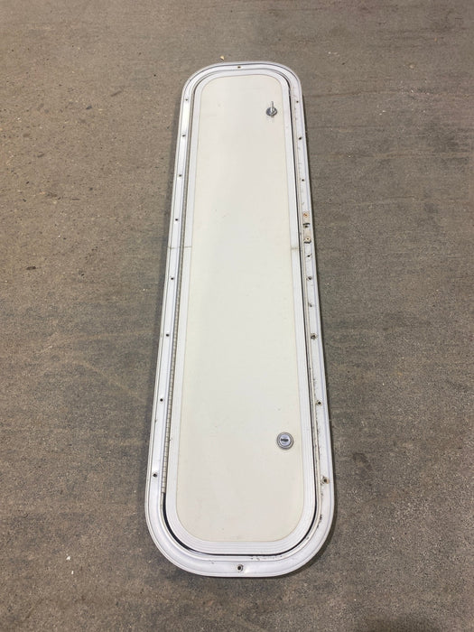 Used Radius Corner Cargo Door 35 1/2" W x 7 3/4" H x 3/4" D