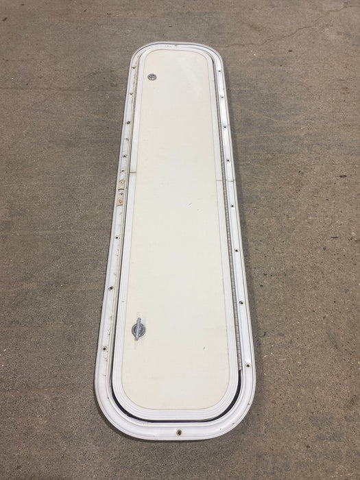 Used Radius Corner Cargo Door 35 1/2" W x 7 3/4" H x 3/4" D