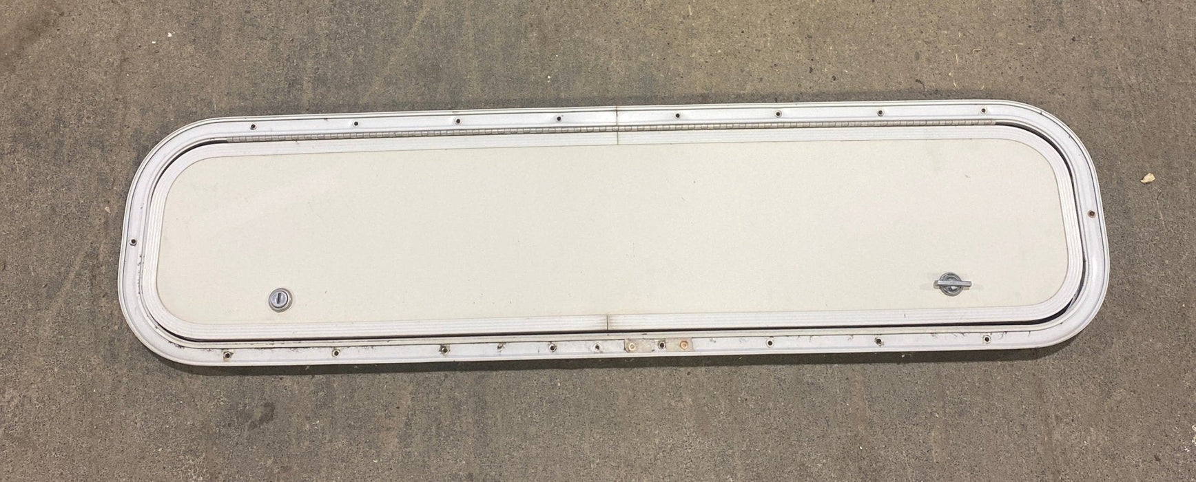Used Radius Corner Cargo Door 35 1/2" W x 7 3/4" H x 3/4" D