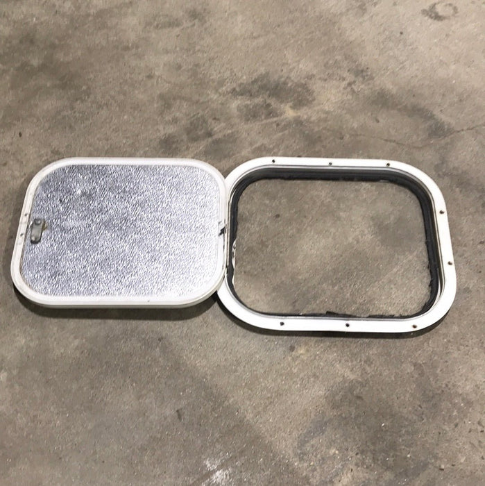 Used Radius Cornered Battery / Cargo Door 13 3/4" x 11 1/2" x 5/8 "D