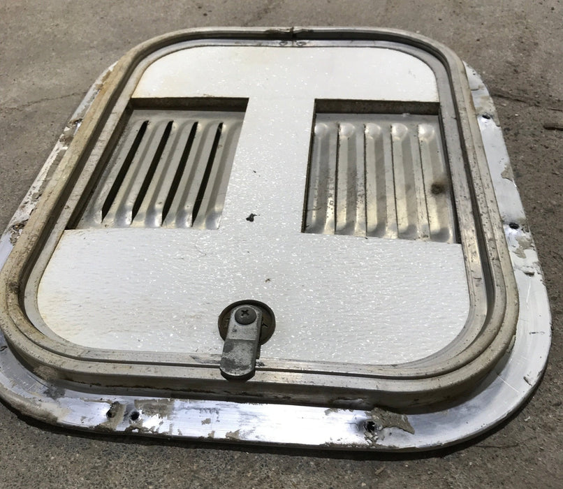 Used Radius Cornered Battery / Propane Cargo Door 14 1/2" x 11" x 3/4" D
