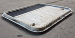 Used Radius Cornered Battery / Propane Cargo Door 23" x 20 3/8" x 3/4" D - Young Farts RV Parts