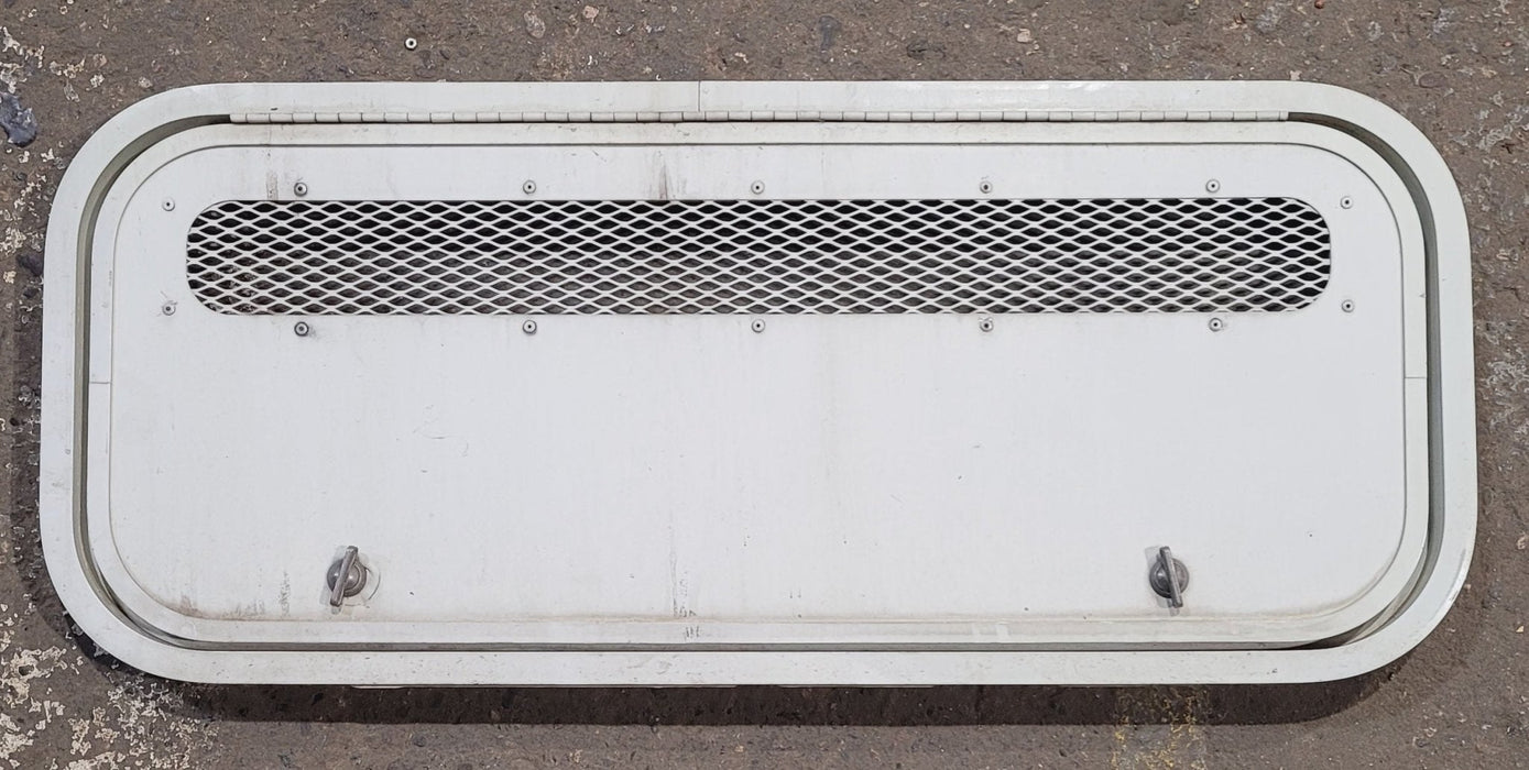Used Radius Cornered Battery / Propane Cargo Door 29 3/4" x 12" x 1 3/4" D