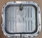 Used Radius Cornered Battery/Propane Cargo Door 12" x 11 1/8" x 1/2 "D - Young Farts RV Parts