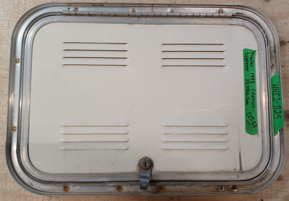 Used Radius Cornered Cargo/ Battery Box Door 18 3/4" x 12 7/8" x 7/8" D