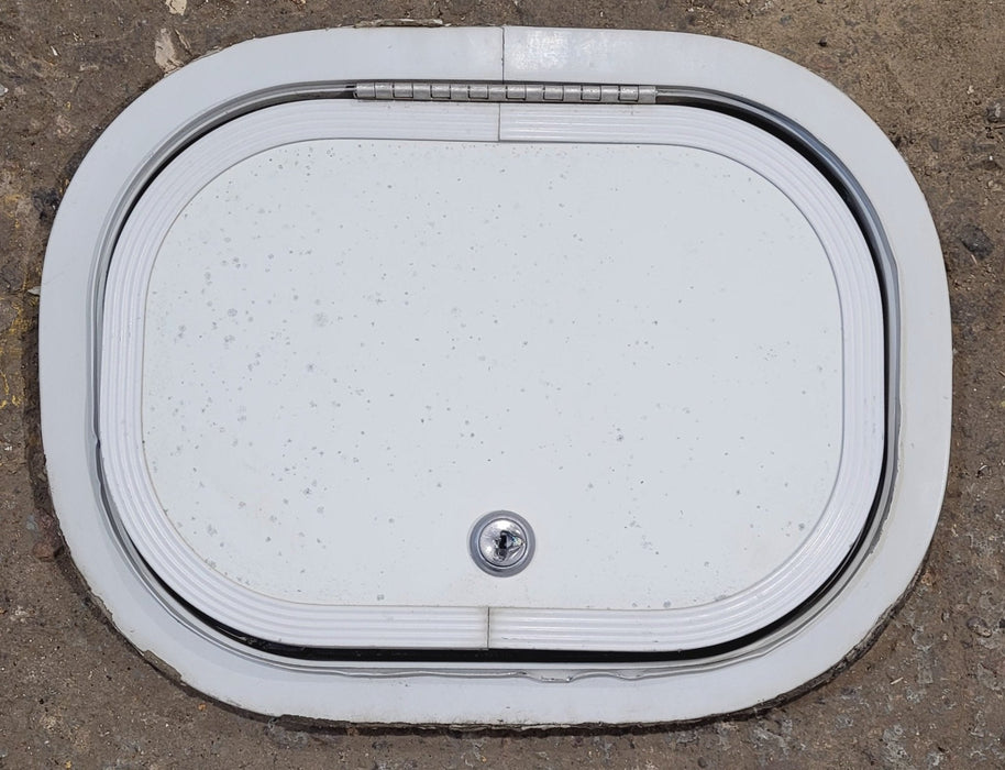 Used Radius Cornered Cargo Door 10 3/4" x 7 7/8" x 1/2" D