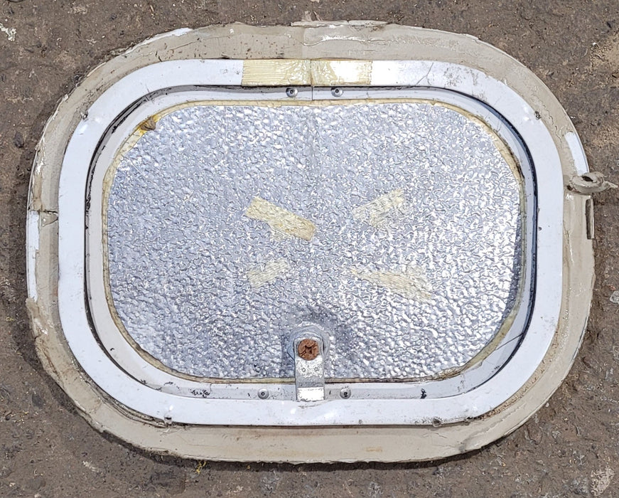 Used Radius Cornered Cargo Door 10 3/4" x 7 7/8" x 1/2" D - Young Farts RV Parts