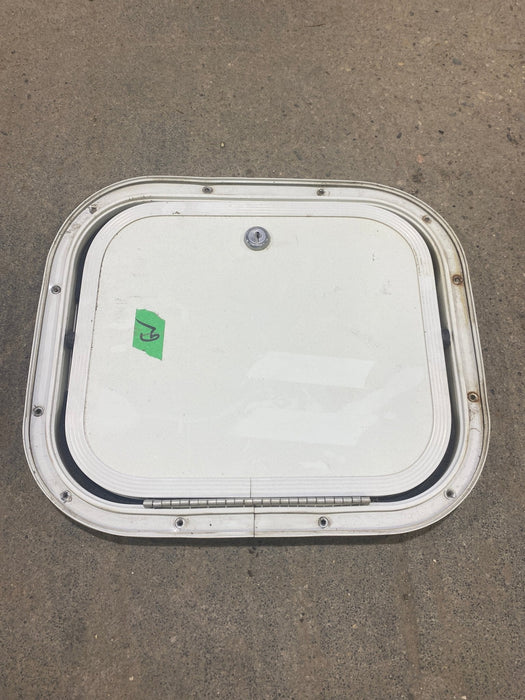 Used Radius Cornered Cargo Door 12" W x 10" H x 1/2" D
