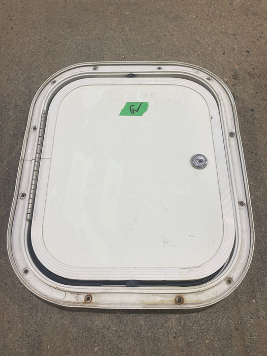 Used Radius Cornered Cargo Door 12" W x 10" H x 1/2" D