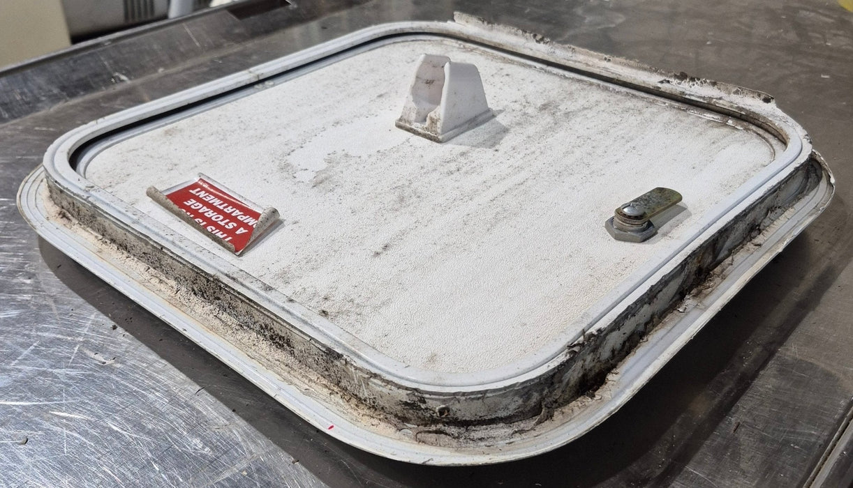 Used Radius Cornered Cargo Door 13 3/4" x 13 3/4" x 3/4" D