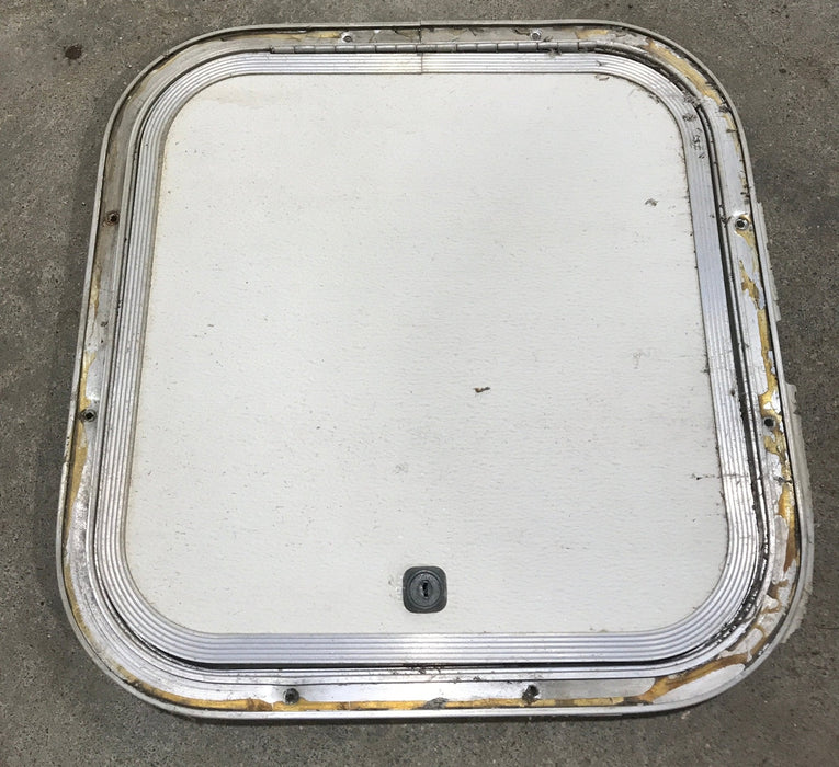 Used Radius Cornered Cargo Door 14 1/4" x 14" x 3/4"D