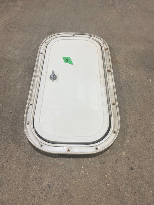 Used Radius Cornered Cargo Door 15 1/2" W x 7 1/2" H x 1/2" D