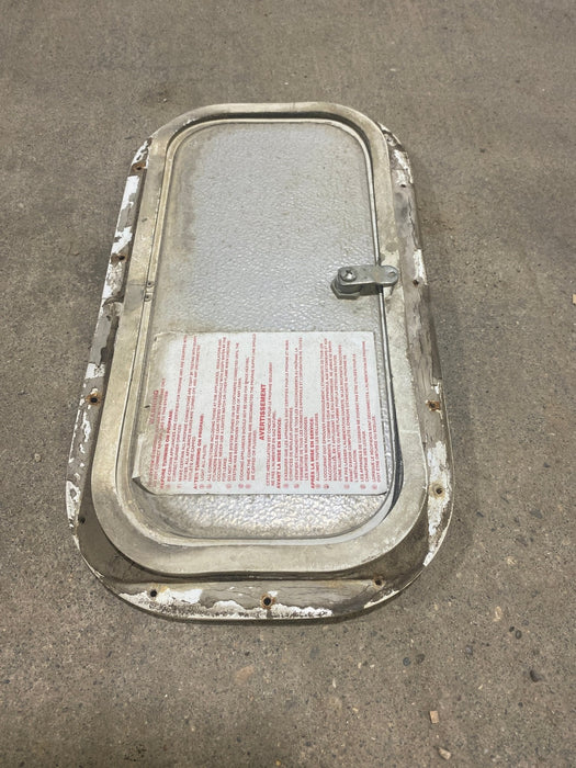Used Radius Cornered Cargo Door 15 1/2" W x 7 1/2" H x 1/2" D