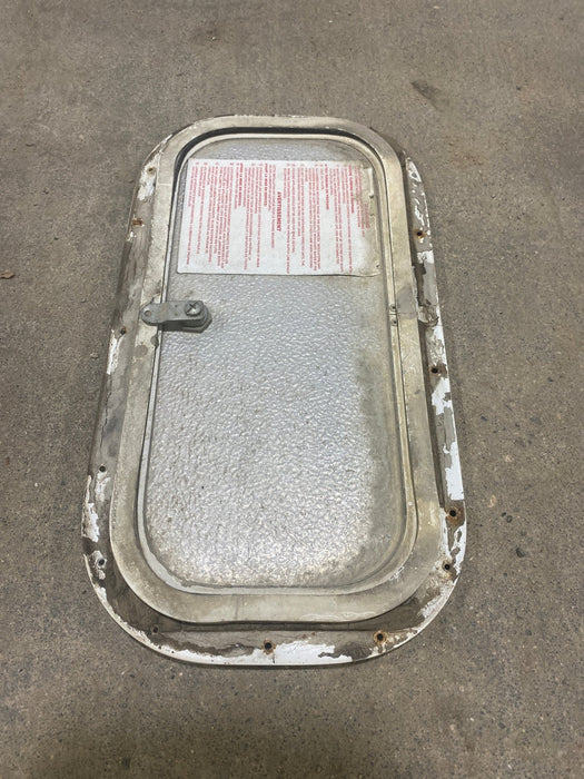 Used Radius Cornered Cargo Door 15 1/2" W x 7 1/2" H x 1/2" D