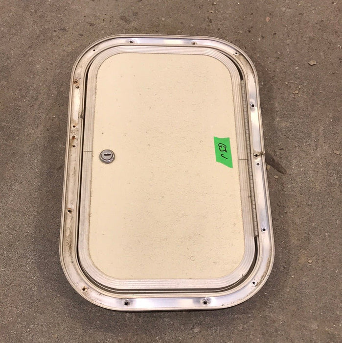 Used Radius Cornered Cargo Door 15 3/4" W x 9 3/4" H x 3/4 "D