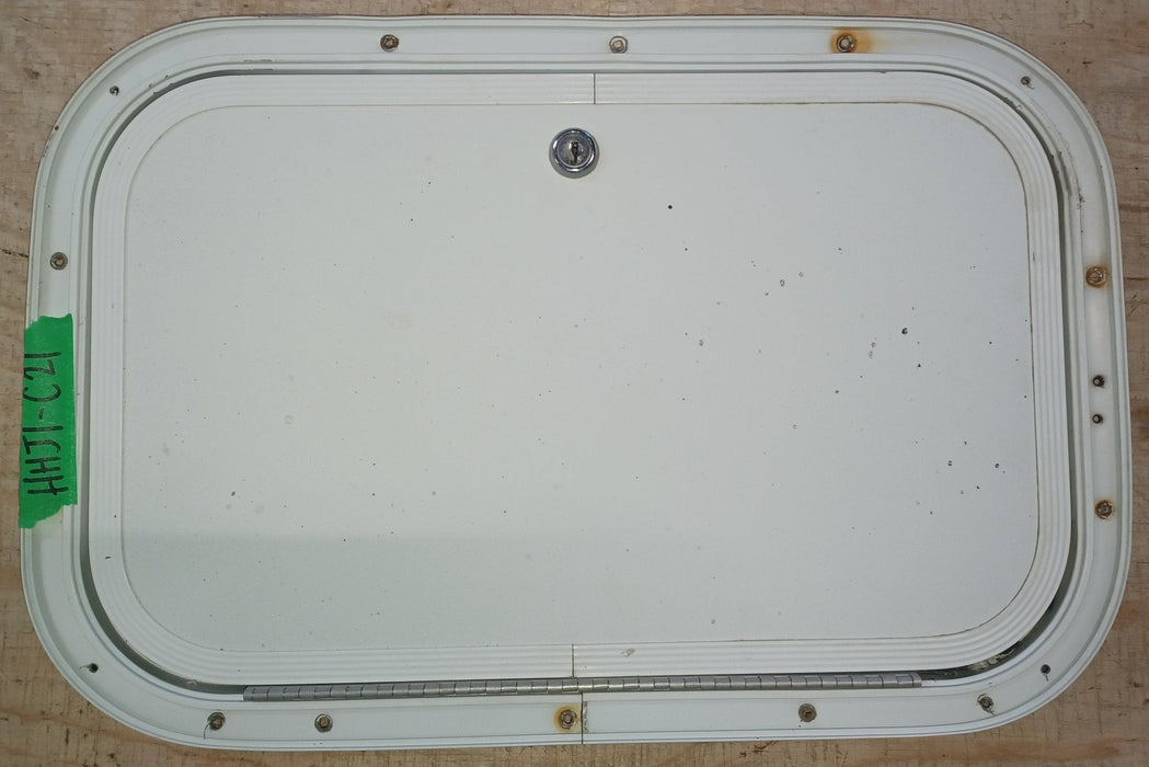 Used Radius Cornered Cargo Door 16 3/4" x 10 1/2" x 5/8 "D