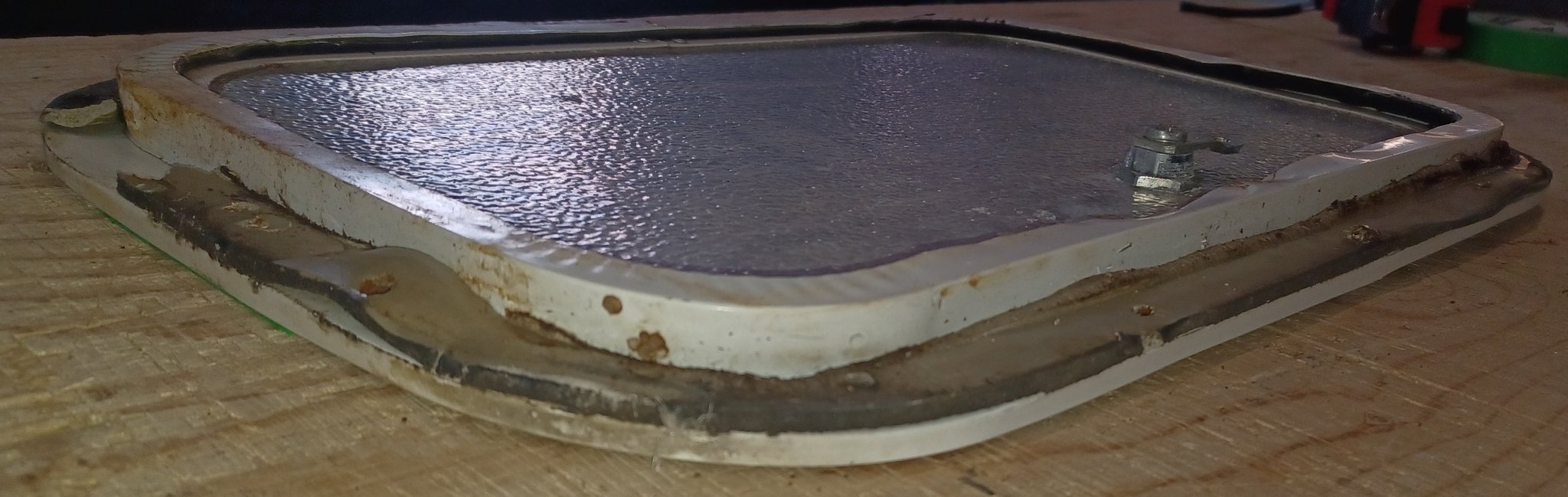 Used Radius Cornered Cargo Door 16 3/4" x 10 5/8" x 5/8 "D