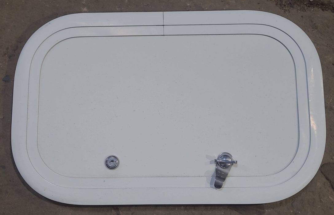 Used Radius Cornered Cargo Door 17 3/4" x 10 5/8" x 5/8" D