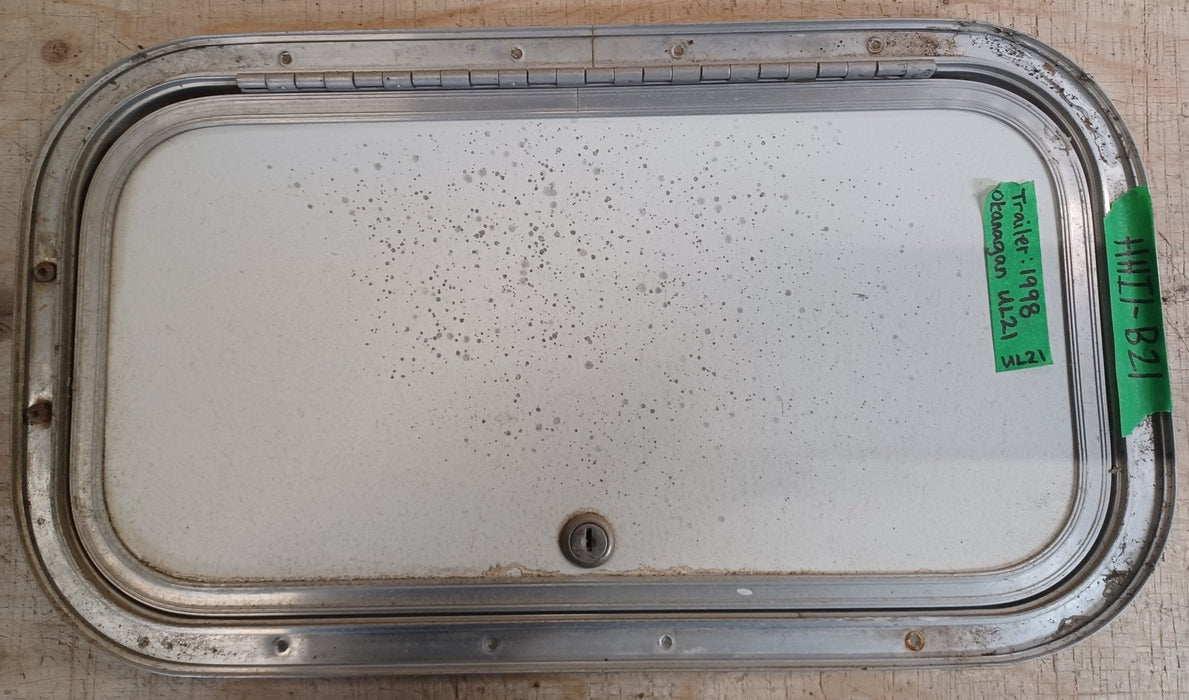 Used Radius Cornered Cargo Door 17 3/4" x 9 3/8" x 5/8"D