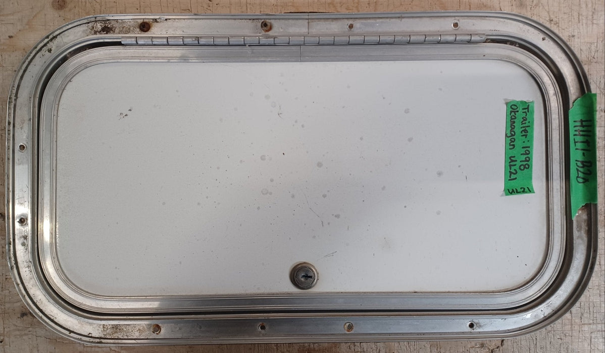 Used Radius Cornered Cargo Door 17 3/4" x 9 3/8" x 5/8"D