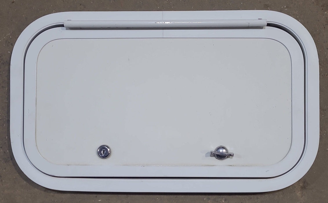 Used Radius Cornered Cargo Door 18" x 10" x 3/4" D