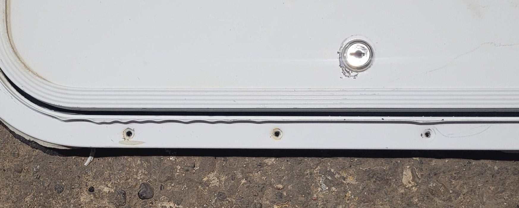 Used Radius Cornered Cargo Door 19 3/4" x 10 7/8" x 1/2"D
