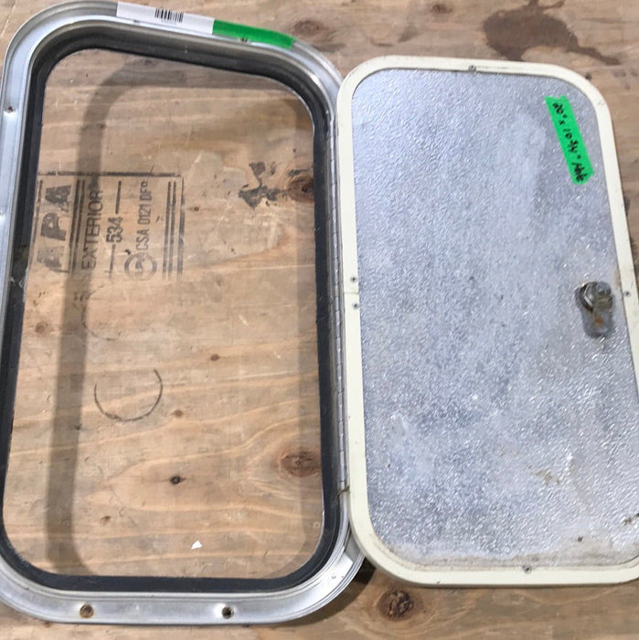 Used Radius Cornered Cargo Door 19 7/8" W x 10 3/4" H x 3/4 "D