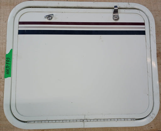 Used Radius Cornered Cargo Door 21 1/2" x 17 3/4" x 2"D - Young Farts RV Parts