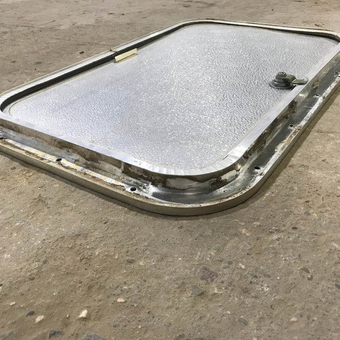 Used Radius Cornered Cargo Door 22" x 14" x 1 1/4" D