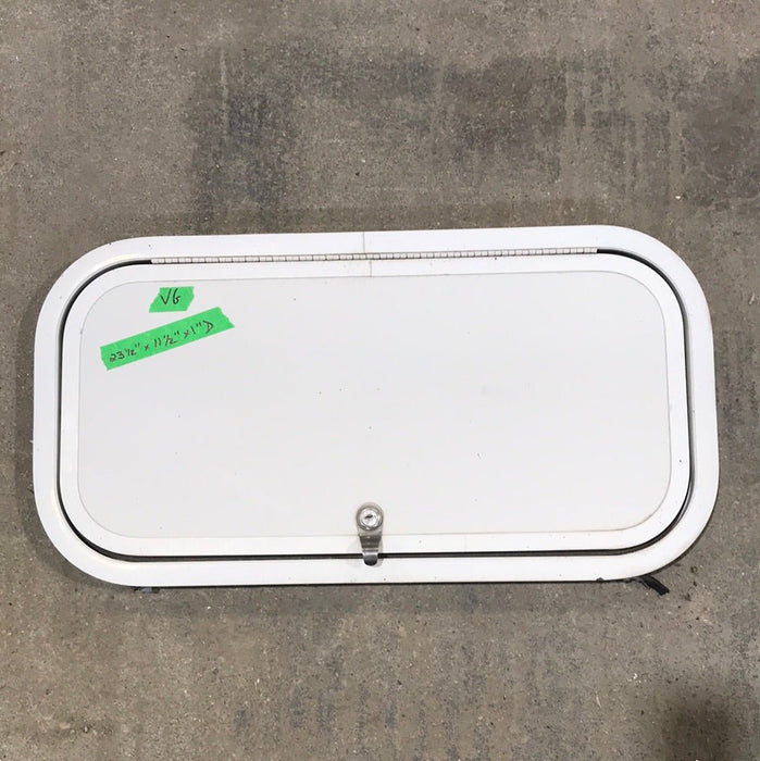Used Radius Cornered Cargo Door 23 1/2" W x 11 1/2" H x 1" D