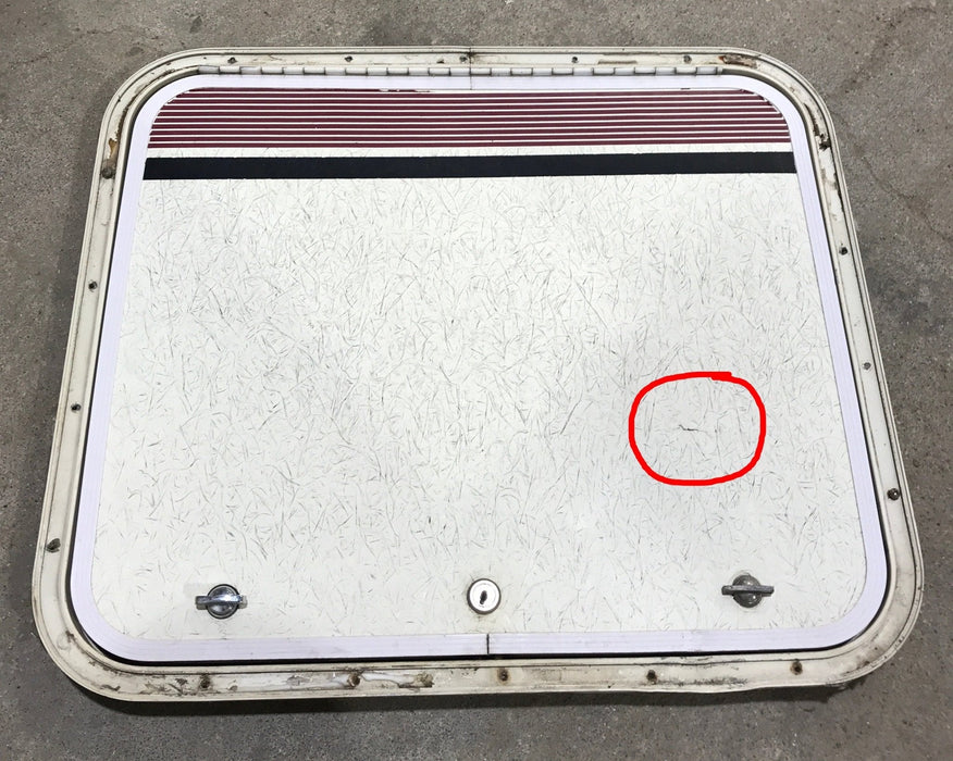Used Radius Cornered Cargo Door 23 1/4" x 19 1/2" x 3/4"D