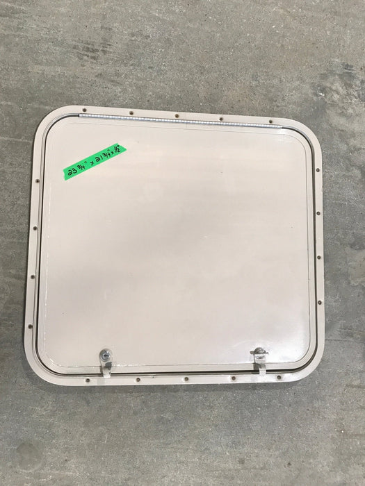 Used Radius Cornered Cargo Door 23 3/4" W  x 21 3/4" H x  1/2" D