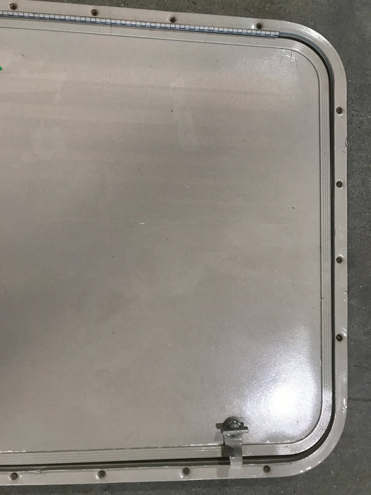 Used Radius Cornered Cargo Door 23 3/4" W  x 21 3/4" H x  1/2" D