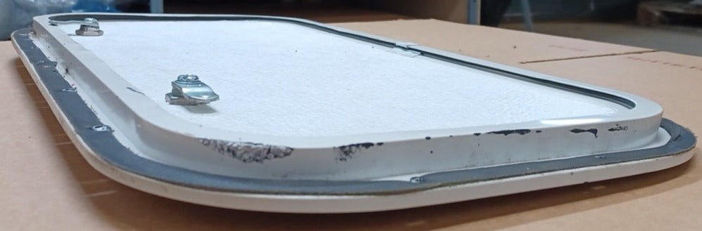 Used Radius Cornered Cargo Door 23 3/4" x 11 3/4" x 5/8 "D - Young Farts RV Parts