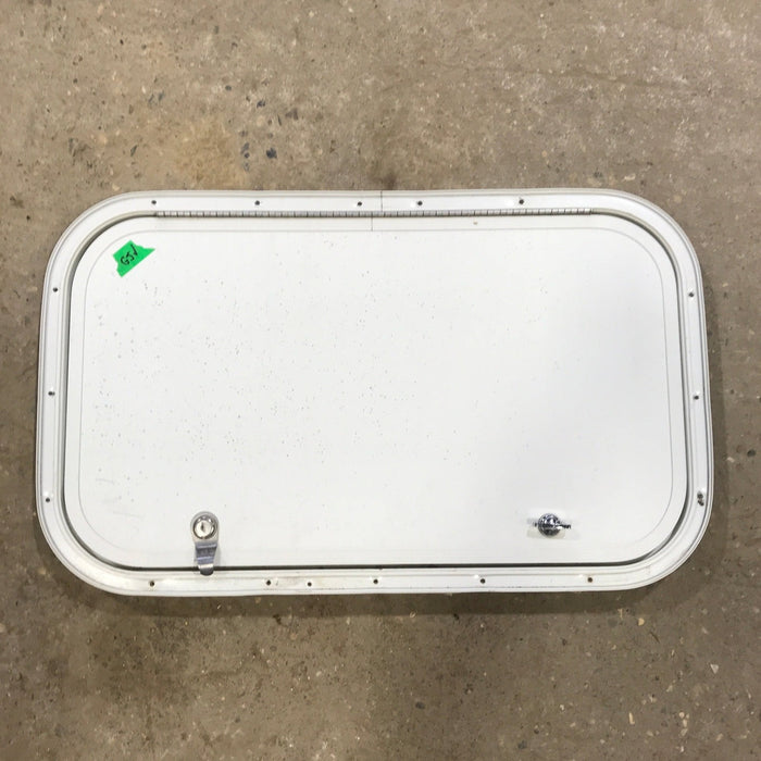 Used Radius Cornered Cargo Door 23 3/4" x 13 3/4" x 1" D