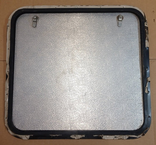 Used Radius Cornered Cargo Door 23 3/8" x 21 3/4" x 3/4"D - Young Farts RV Parts