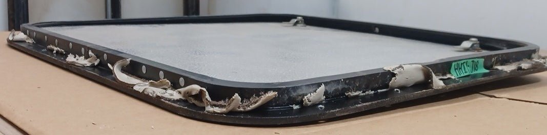 Used Radius Cornered Cargo Door 23 3/8" x 21 3/4" x 3/4"D - Young Farts RV Parts