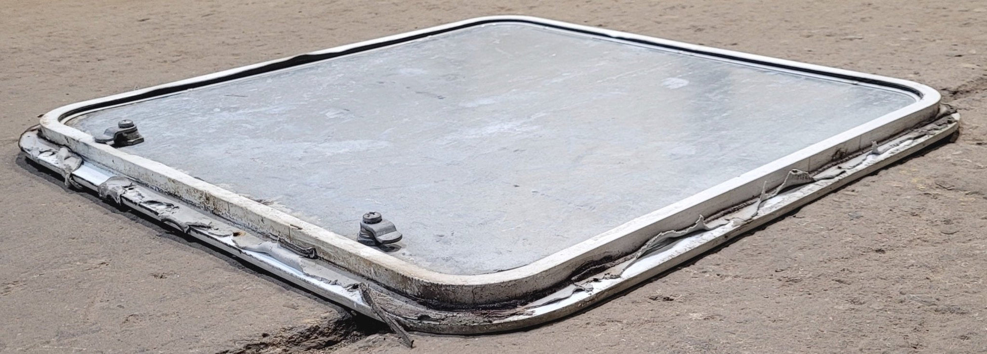 Used Radius Cornered Cargo Door 23 7/8" x 23 3/4" x 1/2" D
