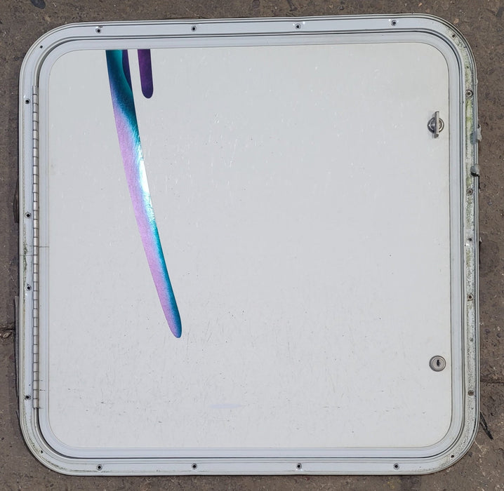 Used Radius Cornered Cargo Door 23 7/8" x 23 3/4" x 1/2" D